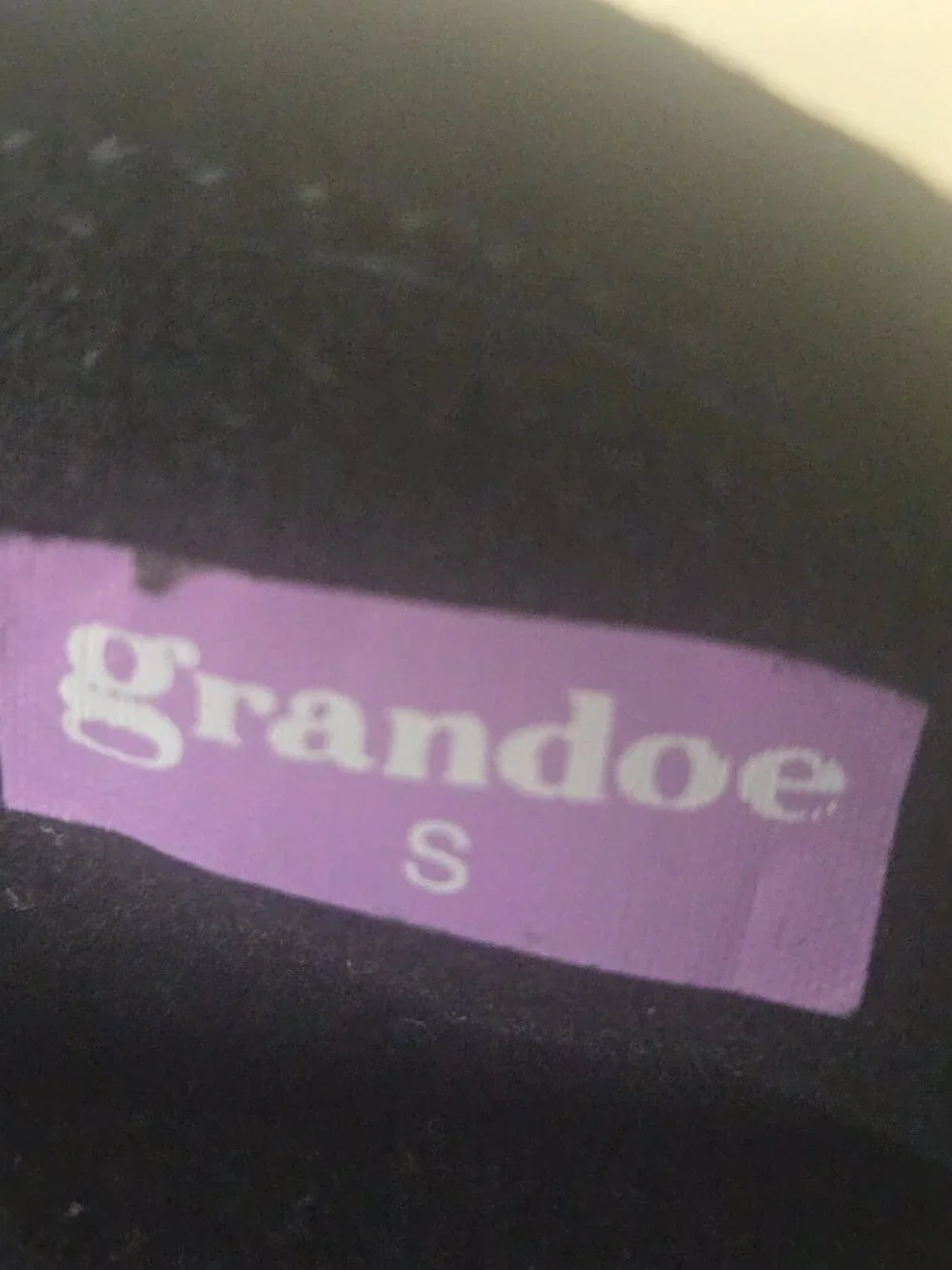 Grandoe Thinsulate Thermal Insulation Small Black Women's Suede Leather Gloves